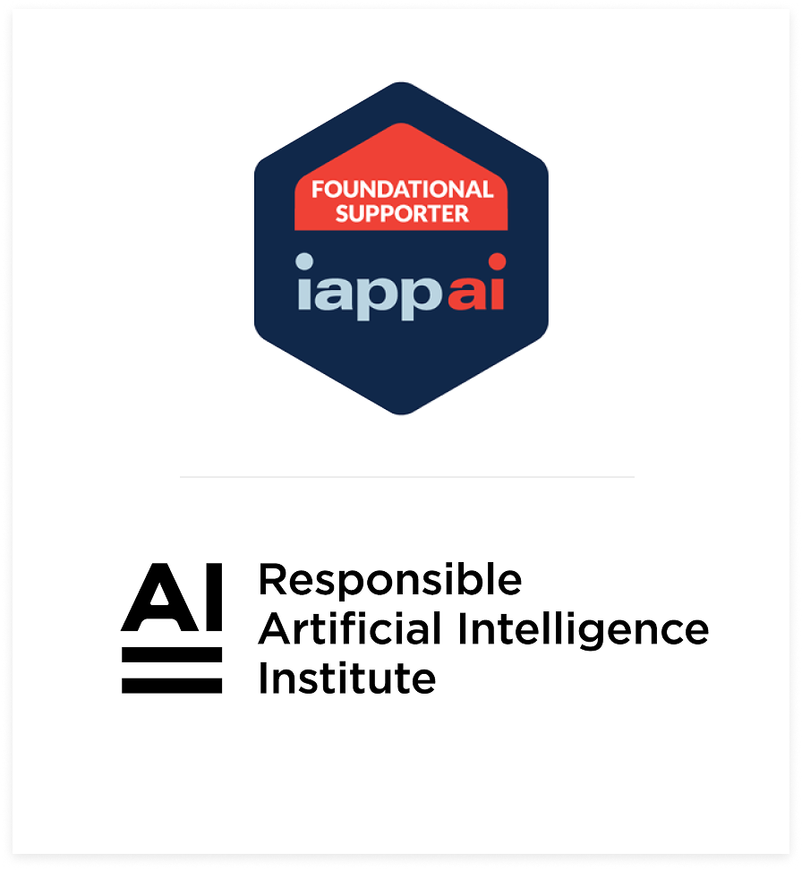 IAPP Foundational Supporter badge and Responsible Artificial Intelligence Badge